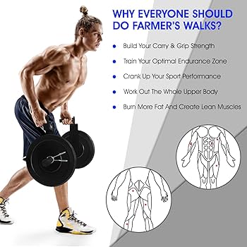 Amazon | Yes4All Farmers Walk ハンドル ペア | Yes4All